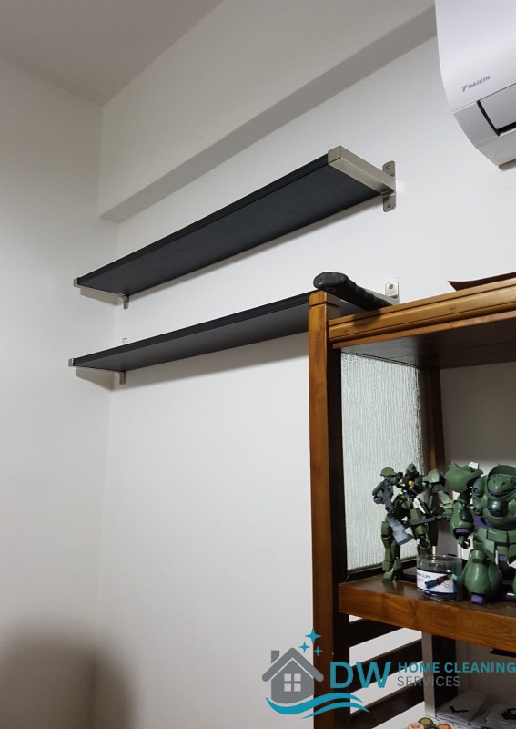 wall-shelf-installation-handyman-service-dw-home-cleaning-services-singapore-condo-hillview-1