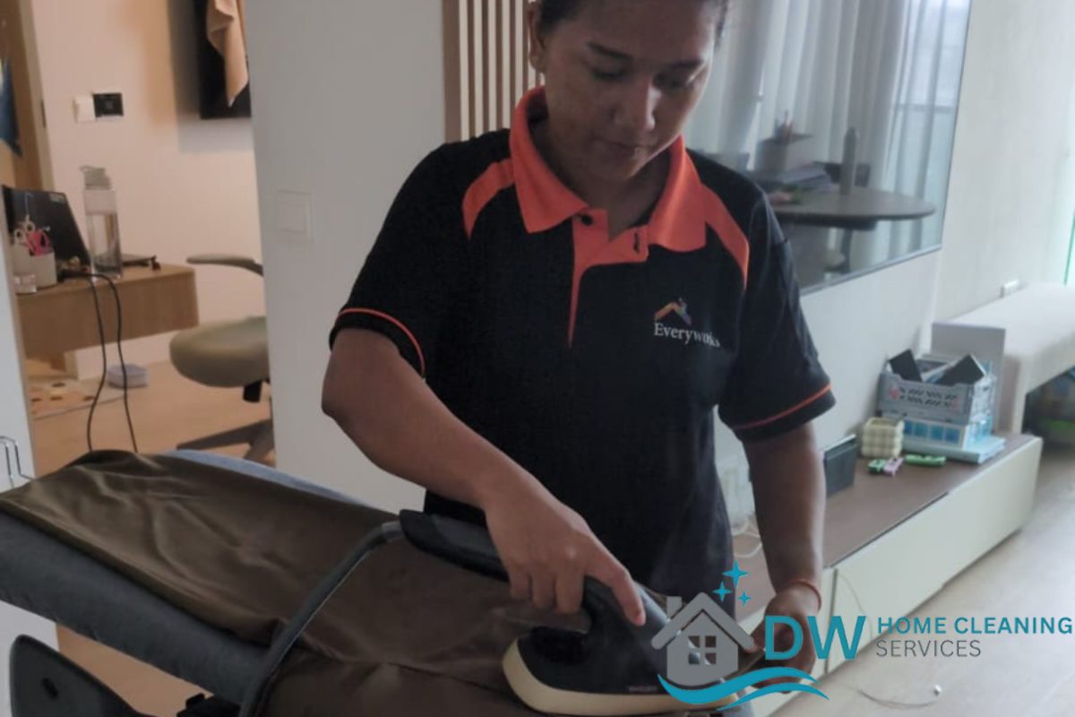 ironing-clothes-part-time-helper-dw-home-cleaning-services-singapore-condo-redhill-2